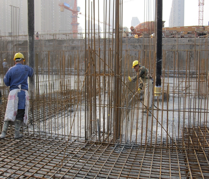 南昌市建筑设计研究院总部办公大楼工程地下室底板浇筑2